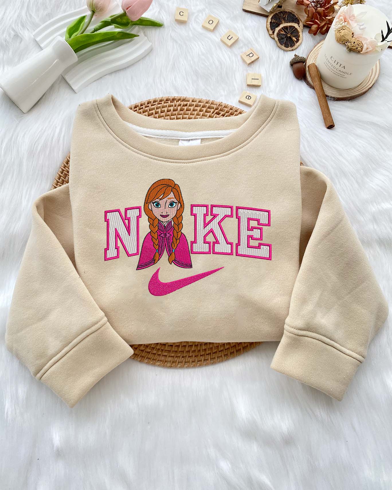 Elsa & Anna – Embroidered Shirt Elsa & Anna – Embroidered Shirt