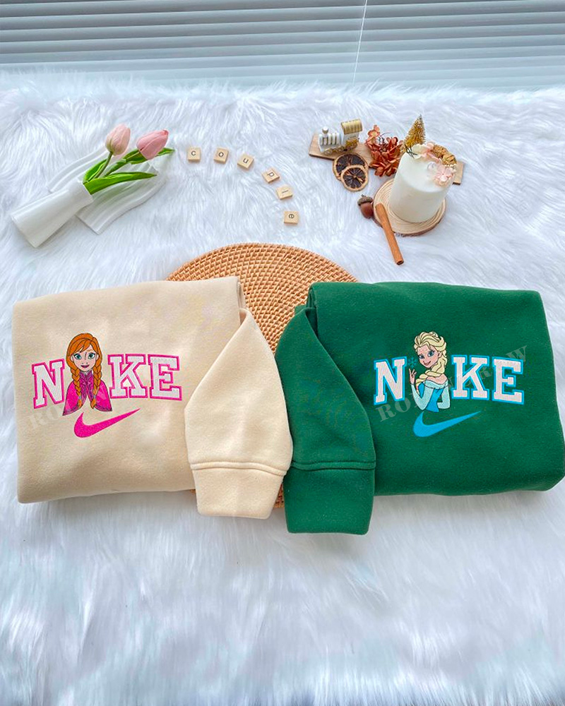 Elsa & Anna – Embroidered Shirt Elsa & Anna – Embroidered Shirt