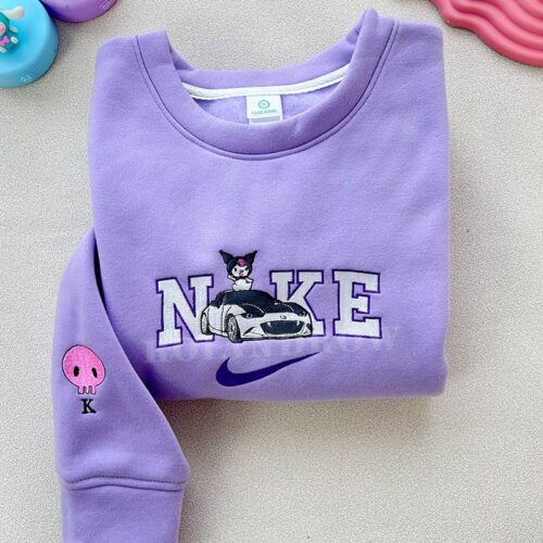 Kuromi Car and Cinnamoroll Car – Embroidered Shirt