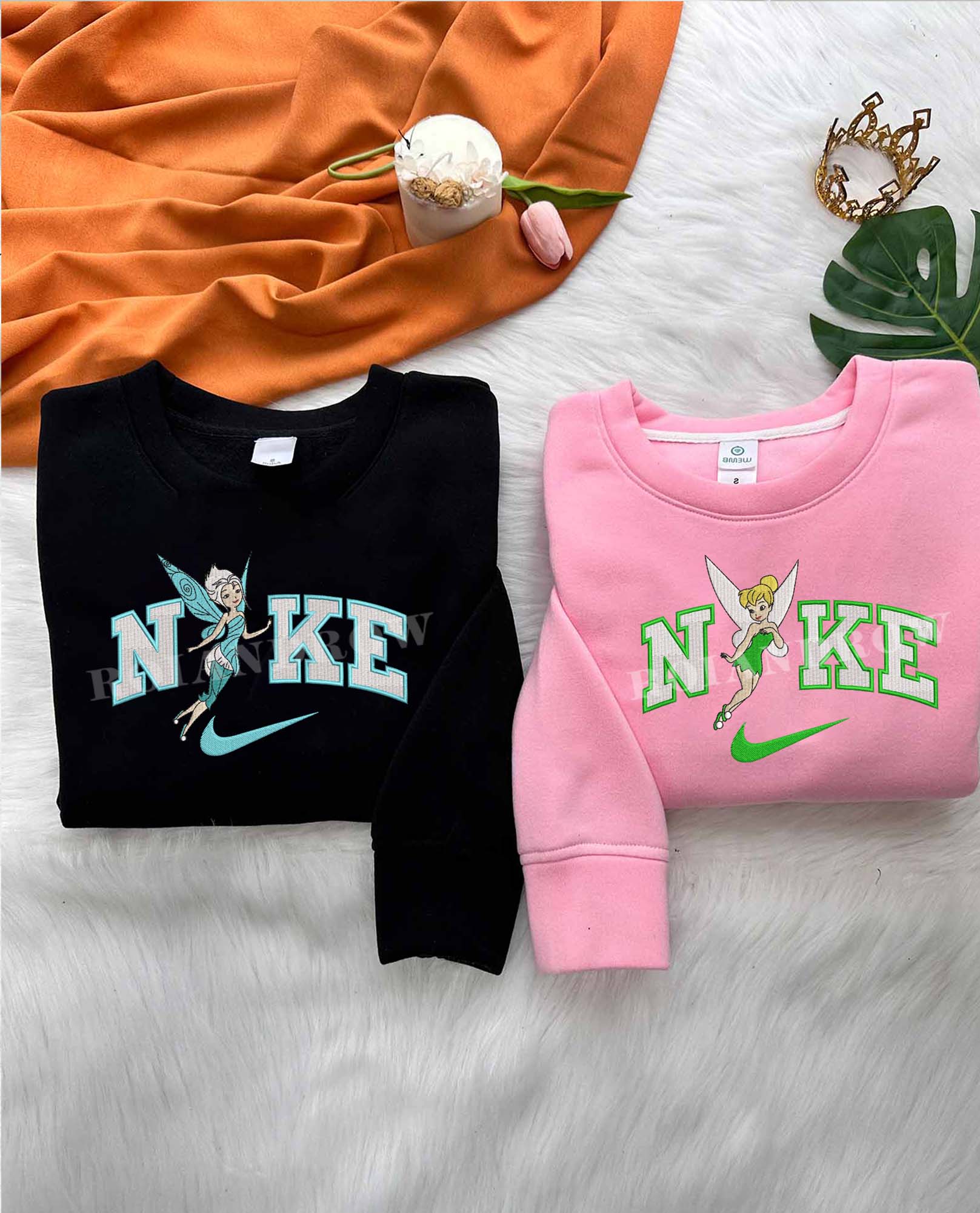 Tinkerbell and Periwinkle – Embroidered Shirt Tinkerbell and Periwinkle – Embroidered Shirt