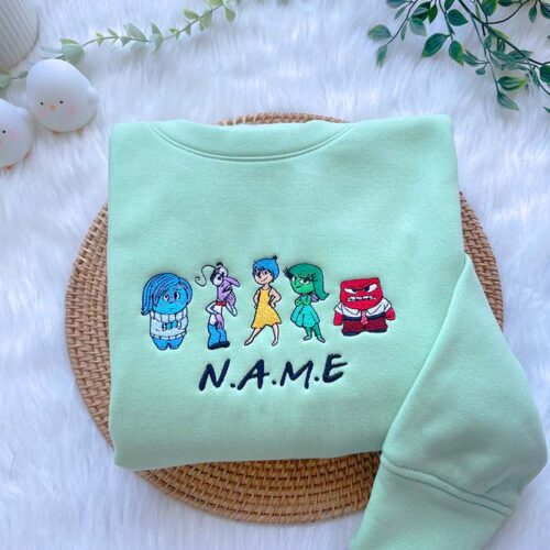 Friends Inside Out For Custom – Embroidered Sweatshirt