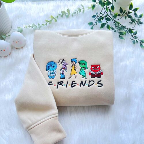 Friends Inside out- Embroidered Sweatshirt/Hoodie/T-shirt