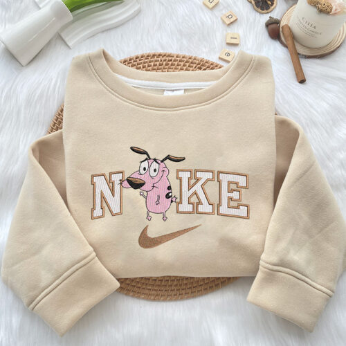 Courage the Cowardly Dog – Embroidered Sweatshirt