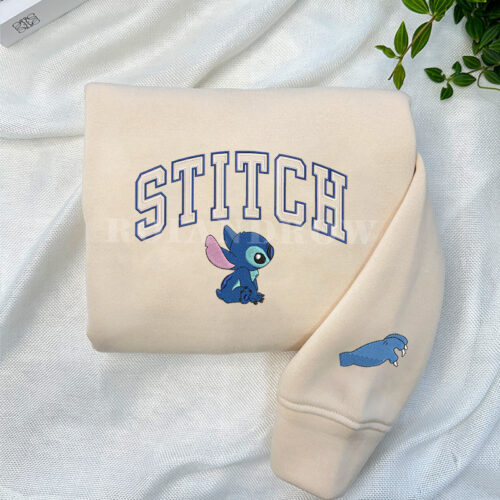 Stitch and Angel (Ver 3) – Embroidered Shirt