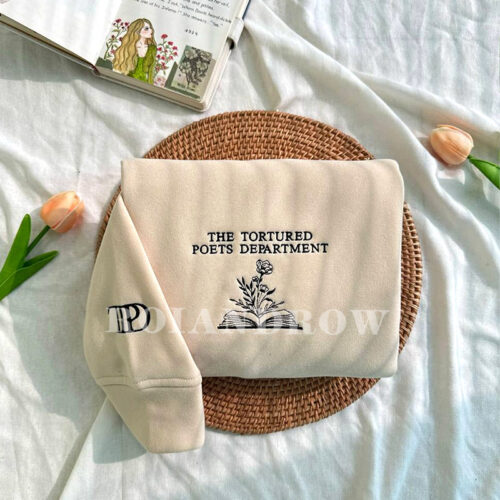 TTPD Album Ver 1 – Embroidered Sweatshirt