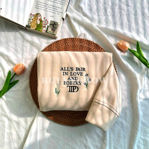 TTPD Album Ver 2 – Embroidered Sweatshirt