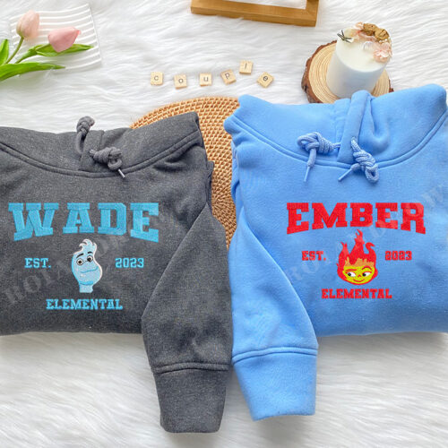 Elemental  Ember and Wade (Ver 2) – Embroidered Shirt