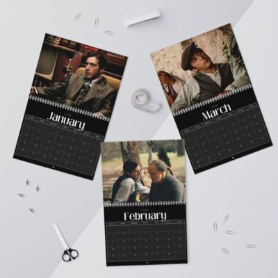 Retro Movie The Godfather 2026 Calendar | Home Decor, Office Decor, Fan Gift