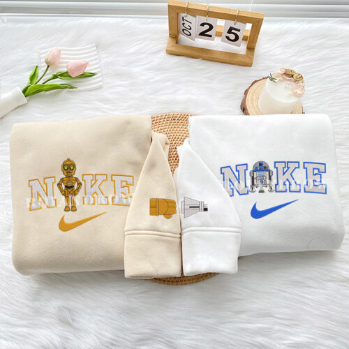 Star Wars: R2-D2 and C-3PO – Embroidered Shirt