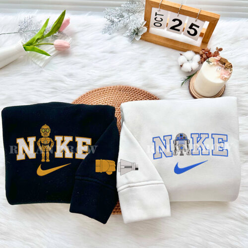 Star Wars: R2-D2 and C-3PO – Embroidered Shirt