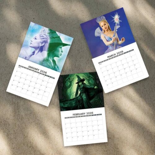A Year Of Wicked For Good 2026 Calendar