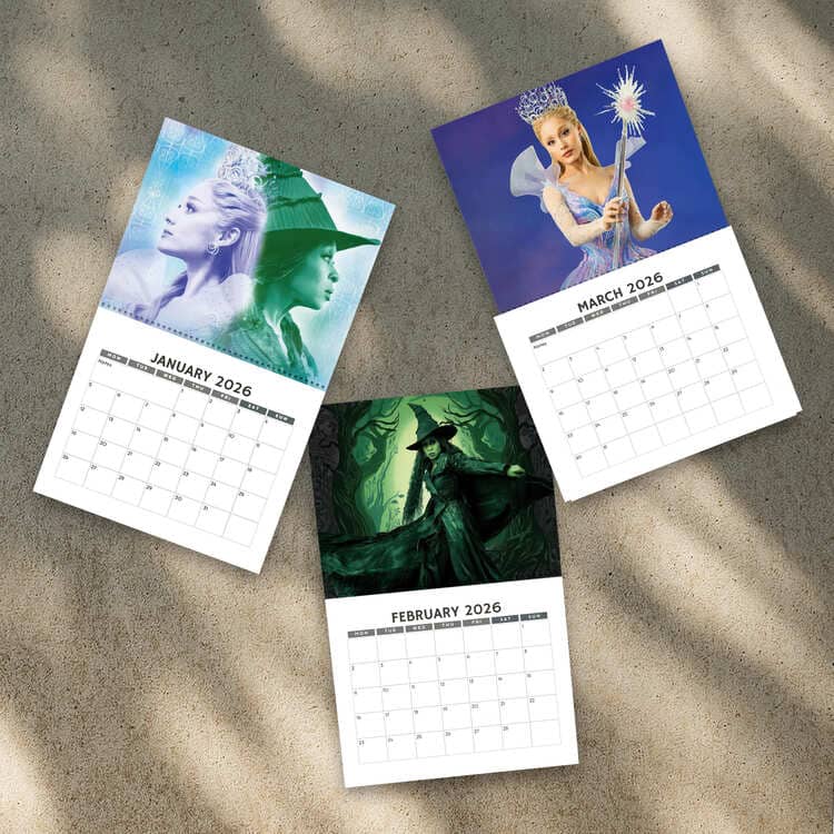 A Year Of Wicked For Good 2026 Calendar A Year Of Wicked For Good 2026 Calendar