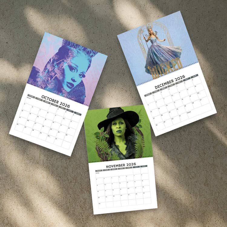 A Year Of Wicked For Good 2026 Calendar A Year Of Wicked For Good 2026 Calendar
