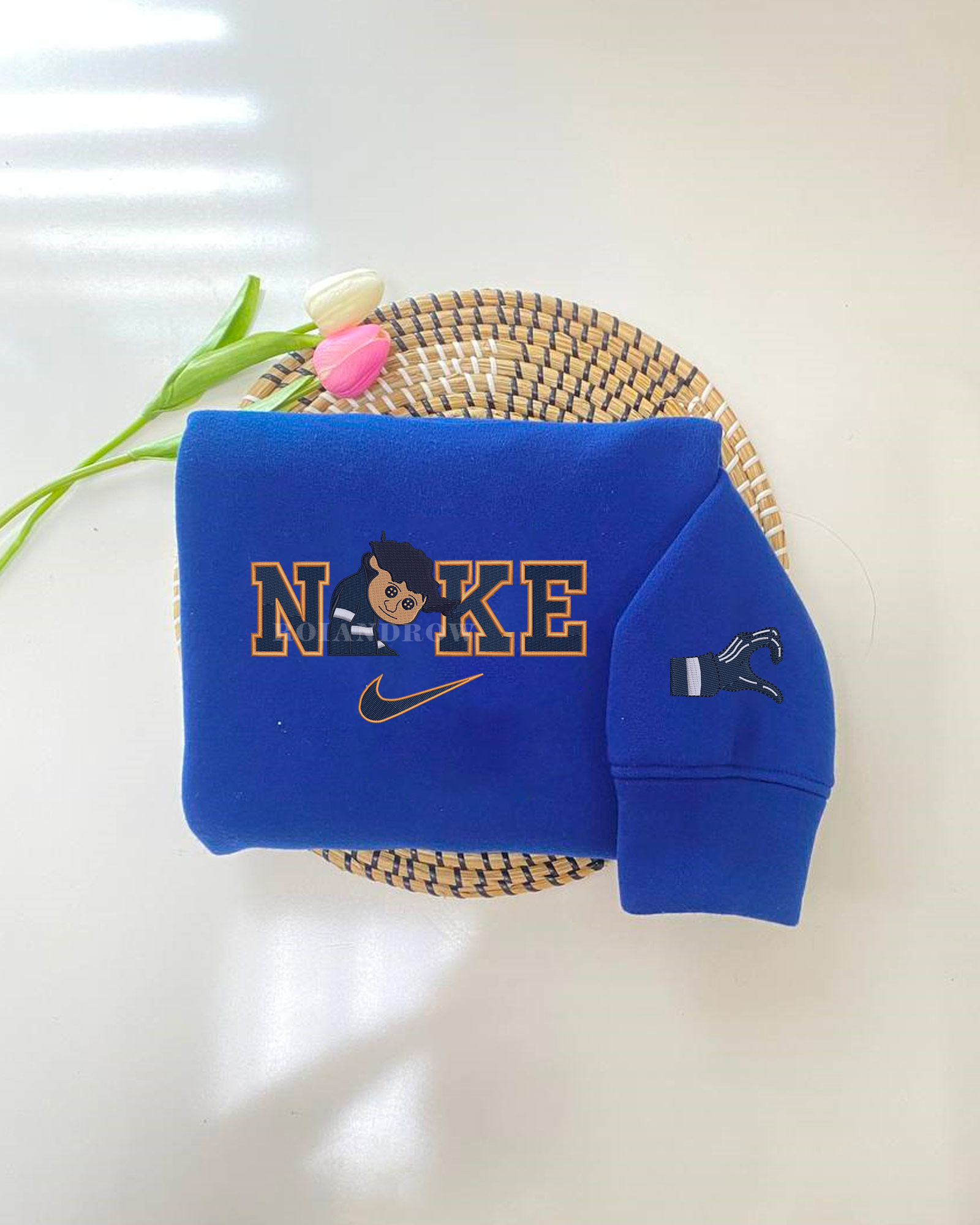 Coraline & Wybie Ver 2- Embroidered Shirt Coraline & Wybie Ver 2- Embroidered Shirt