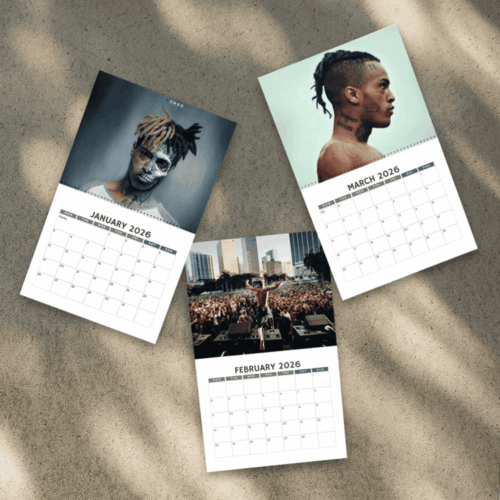 A Year Of XXXTentacion 2026 Calendar