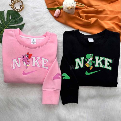 Yoshi and Birdo – Embroidered Shirt