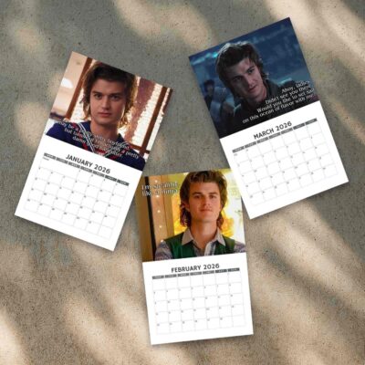 A Year of Steve Harrington 2026 Calendar