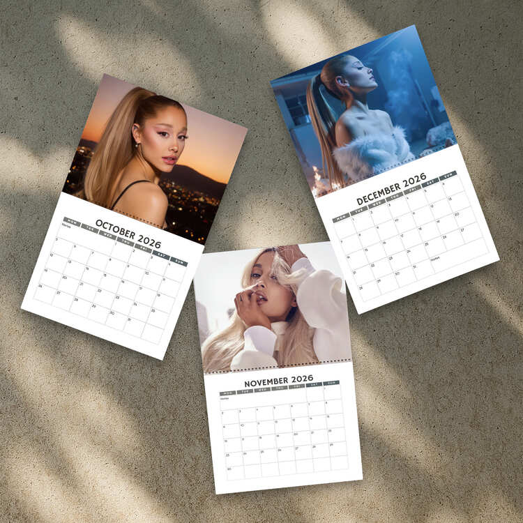 A Year of Ariana Grande 2026 Calendar | Home Decor, Office Decor, Fan Gift A Year of Ariana Grande 2026 Calendar | Home Decor, Office Decor, Fan Gift