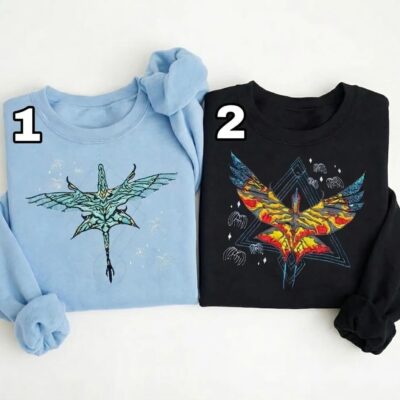 Toruk and Ilu Embroidered Sweatshirt, Fire And Ash Avatar