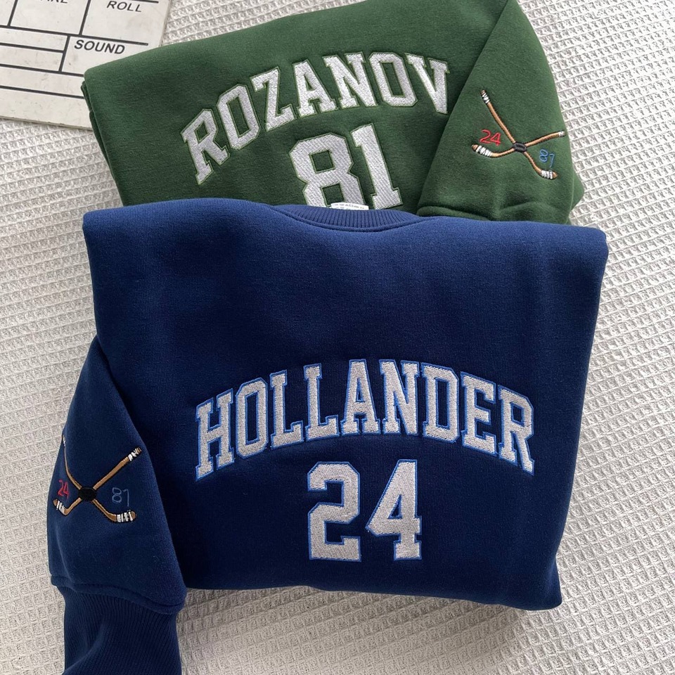 Team Hollanov Embroidered Sweatshirt Team Hollanov Embroidered Sweatshirt