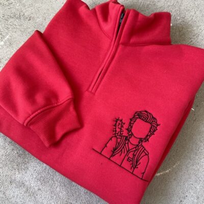 Steve Harrington Embroidered Zip Sweatshirt, Stranger Things Movie