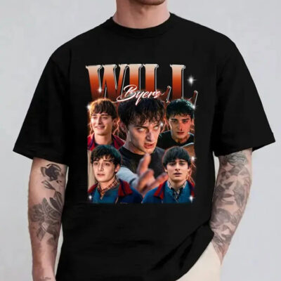 Retro Will Byers Version 2 T-Shirt, Strangerthings Movie Retro Will Byers Version 2 T-Shirt, Strangerthings Movie