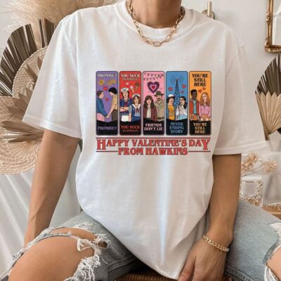 Happy Valentine Day From Hawkins T-Shirt, Strangerthings Movie