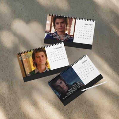 A Year of Steve Harrington 2026 Desk Calendar
