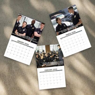 Retro The Rookie 2026 Calendar