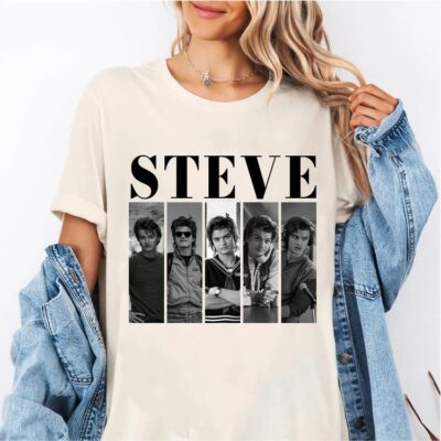 Retro Steve T-Shirt, Strangerthings Movie