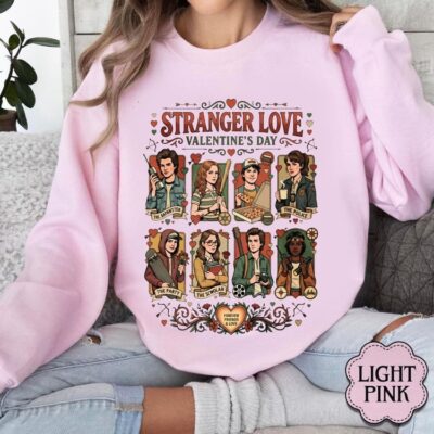Stranger Love Valentine Day T-Shirt, Strangerthings Movie