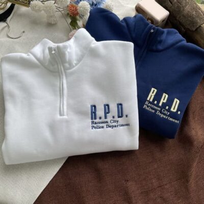 Resident Evil Double Sided Embroidered Zip Sweatshirt