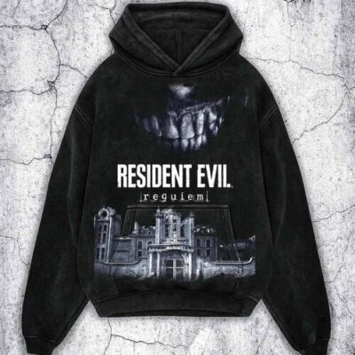 Retro RE9 Bleached Art Survival Requiem T-Shirt