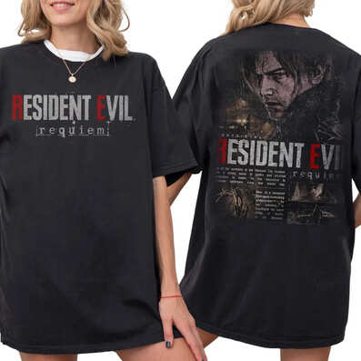 Vintage Resident Evil Requiem 2 Sides T-Shirt, Resident Evil