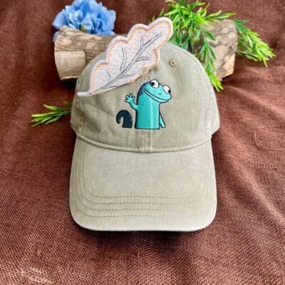 Meme Lizard Washed Cap