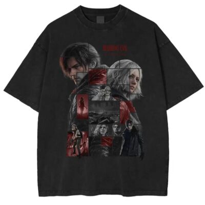 Vintage Leon And Grace T-Shirt, Resident Evil