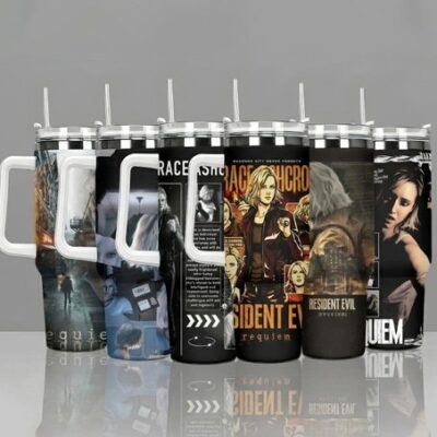 Grace Ashcroft Resindent Evil 40oz Tumbler, Gift For Fans Grace Ashcroft Resindent Evil 40oz Tumbler, Gift For Fans