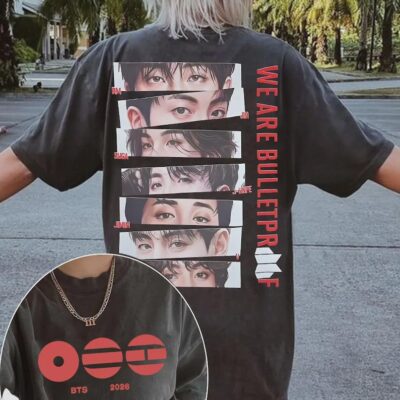 BTS We Are Bulletproof Tour 2026 2 Sides T-Shirt