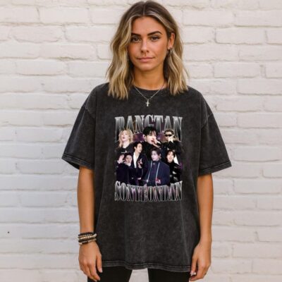Bangtan Sonyeondan Vintage Bootleg T-Shirt, Bangtan Fan
