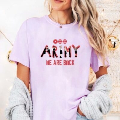BTS We Are Back New Album T-Shirt, Army We Are Back, Bangtan Fan