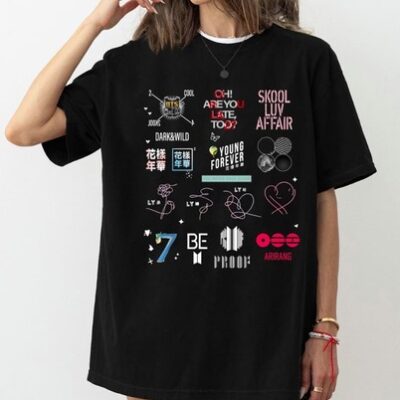 BTS Full Album Shirt T-Shirt, Army We Are Back, I Purple You Borahae