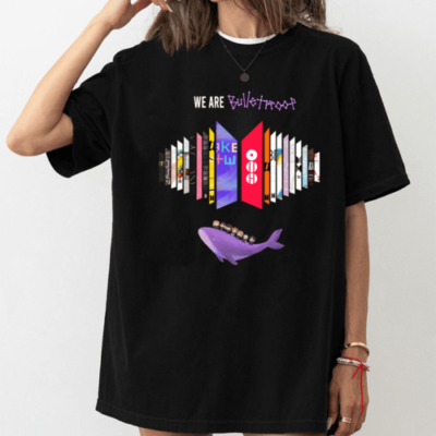 We Are Bulletproof T-Shirt, Bangtan Fan, Kpop Fan Gift