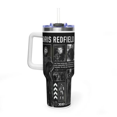 Chris Redfield Resindent Evil 40oz Tumbler, Gift For Fans