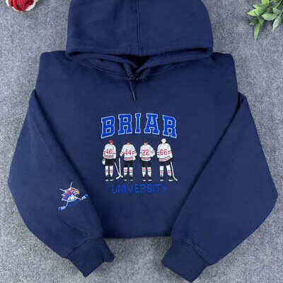 Briar University Embroidered Sweatshirt/ Hoodie, Briar U Embroidered Sweater