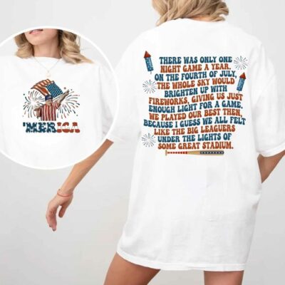 Sandlot Hambino ‘Merica 4th Of July 2 Sides – T-Shirt