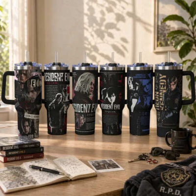 Leon Kennedy 40oz Tumbler, Gift For Fans