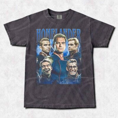 Vintage Homelander Version 2 T-Shirt, The Boys movie, Hero Movie Fan