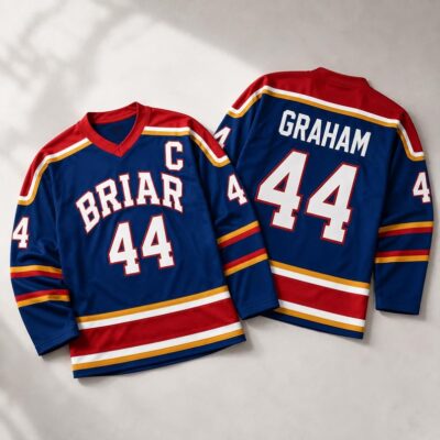 Custom Briar University, Hockey Jersey, Off-Campus Jersey, Hockey Romance Football Jersey