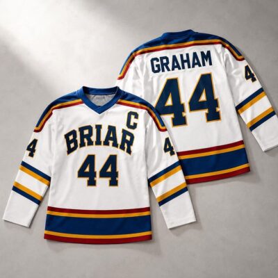 Custom Briar University, Hockey Jersey, Off-Campus Jersey, Hockey Romance Football Jersey