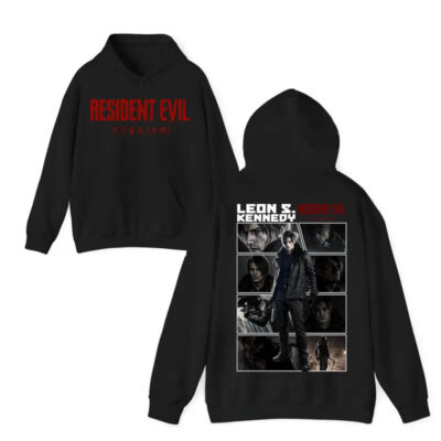 Leon S. Kenedy Resident Evil Requiem Art Character 2 SidesT-Shirt